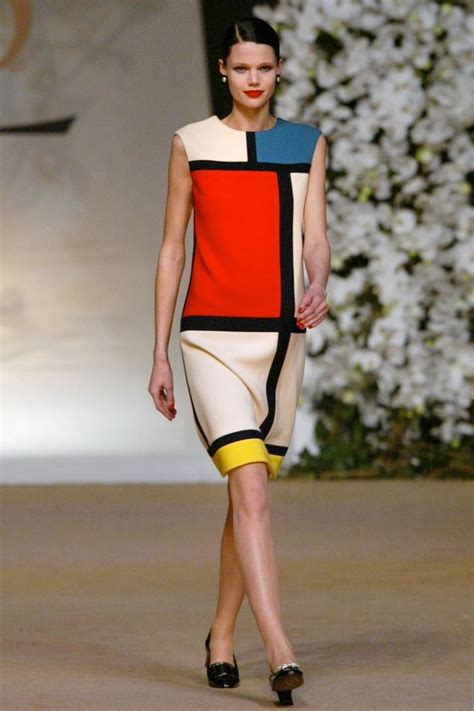 robe mondrian yves saint laurent